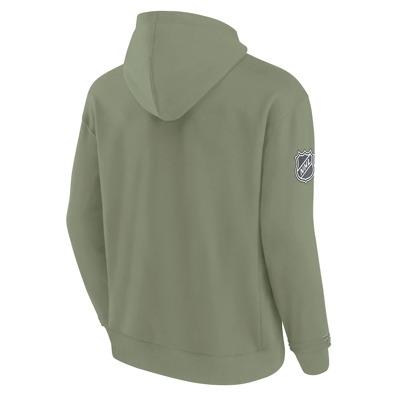 Men's Fanatics Olive Dallas Stars Elements Pace Pullover Hoodie