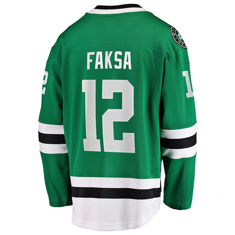 Maillot Fanatics Radek Faksa Kelly Green des Dallas Stars à domicile pour hommes