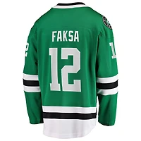Maillot Fanatics Radek Faksa Kelly Green des Dallas Stars à domicile pour hommes