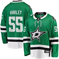 Men's Fanatics Thomas Harley Kelly Green Dallas Stars Home Premier Breakaway Player Jersey