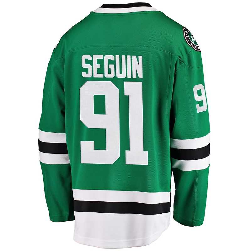 Maillot de joueur échappé des Stars de Dallas Fanatics Tyler Seguin vert pour hommes