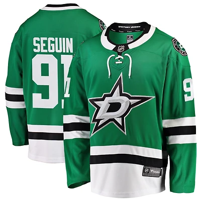 Maillot de joueur échappé des Stars de Dallas Fanatics Tyler Seguin vert pour hommes