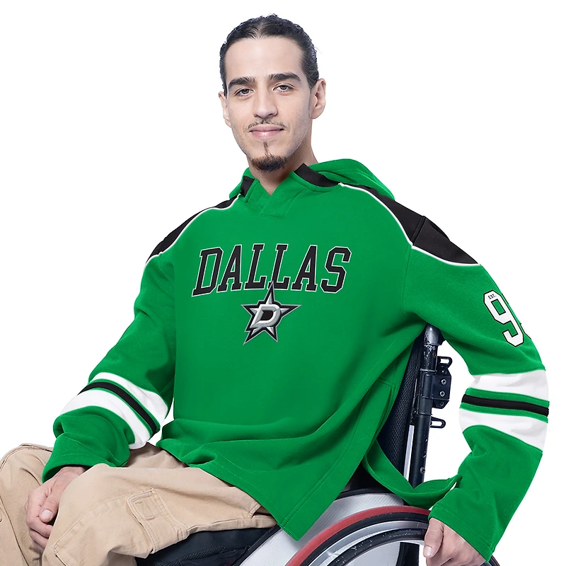 Men's G-III Sports by Carl Banks  Green Dallas Stars Adaptive Wear Lord Stanley Hooded Long Sleeve Sweatshirt