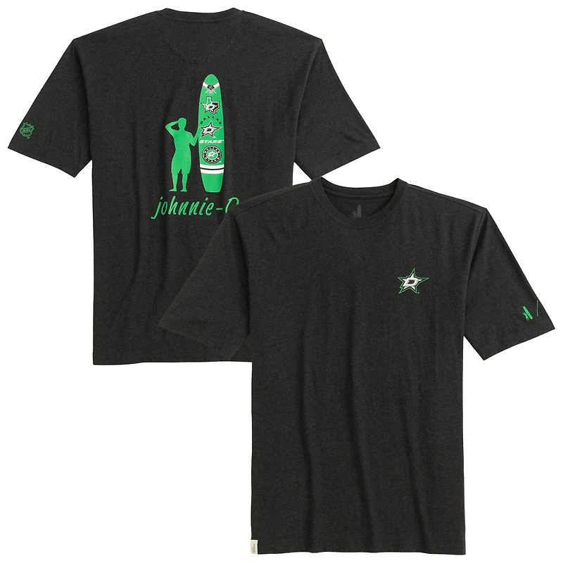 T-shirt anthracite chiné pour homme de la marque Johnnie-O Dallas Stars