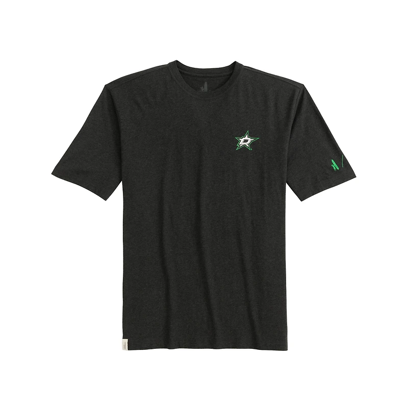 T-shirt anthracite chiné pour homme de la marque Johnnie-O Dallas Stars
