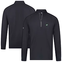 Pull-over noir à col raglan et fermeture éclair quart de tour Dallas Stars Theory Insignia Core pour homme Levelwear