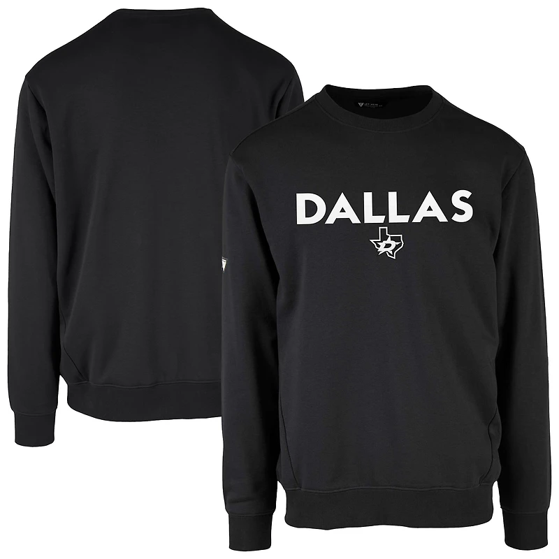 Men's Levelwear Black Dallas Stars Zane City Capsule Pullover Sweatshirt