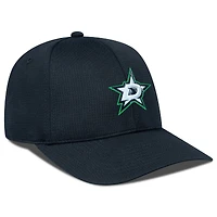 Men's Levelwear Black Dallas Stars Zephyr Insignia Core Structured Adjustable Hat