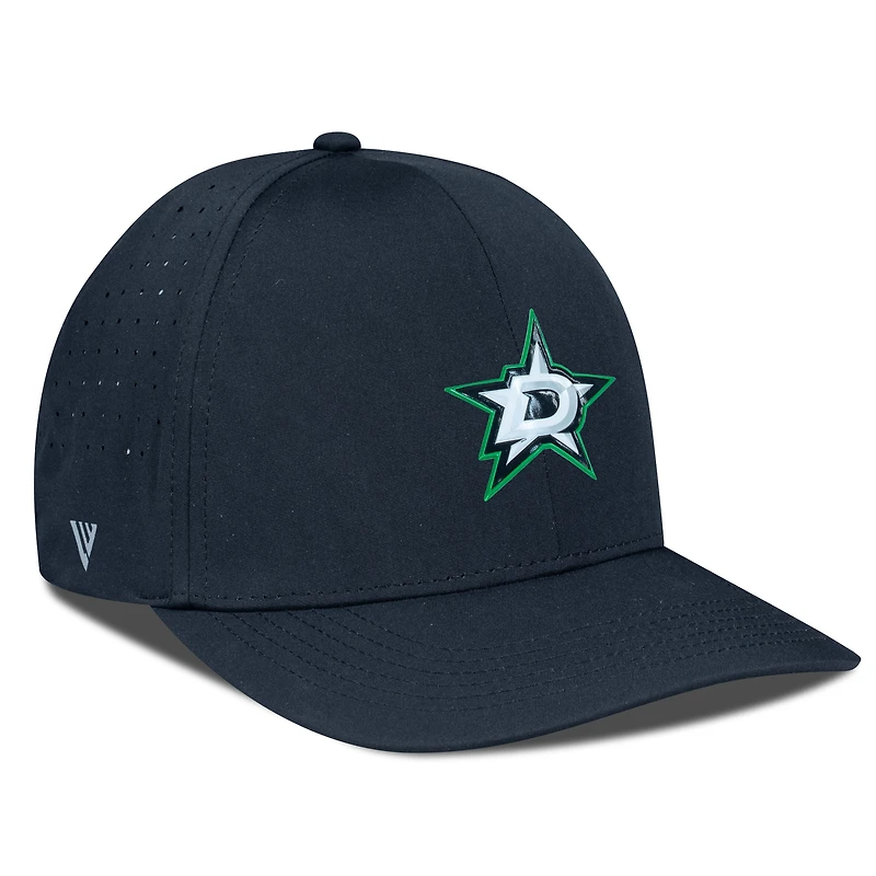 Casquette Zeta Insignia Core Flex noire pour homme de Levelwear Dallas Stars