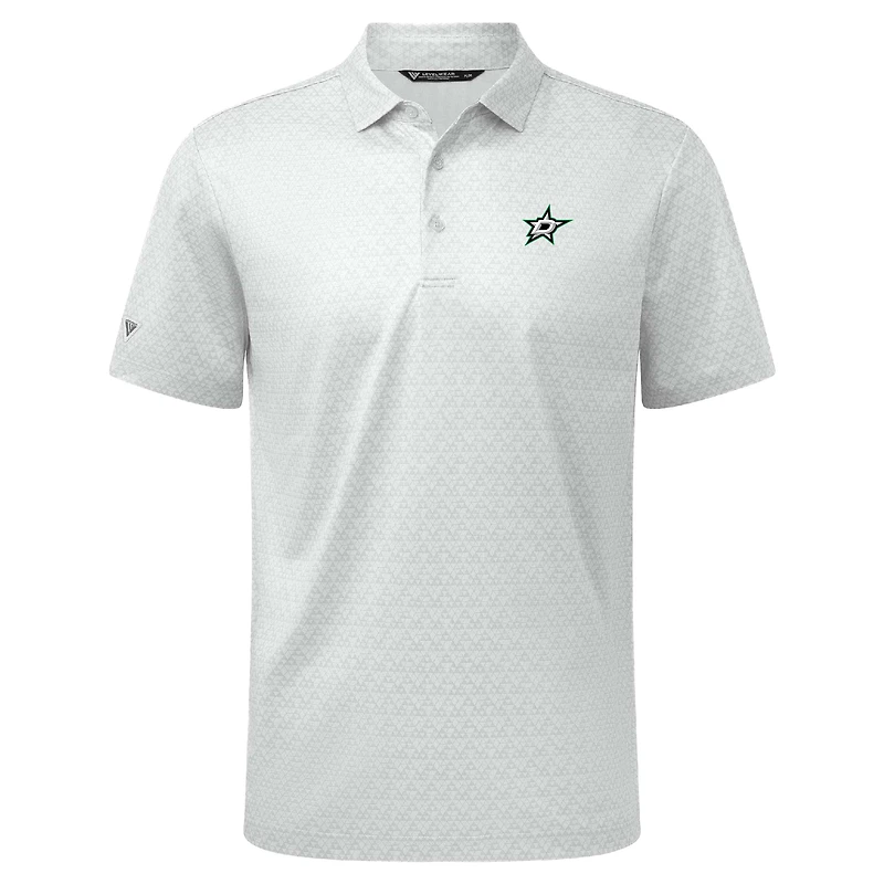 Men's Levelwear White Dallas Stars System Insignia Core Polo