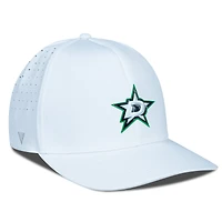 Casquette Zeta Insignia Core Flex blanche pour homme de Levelwear Dallas Stars