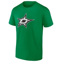 Men's Logo Athletic  Green Dallas Stars Essential T-Shirt
