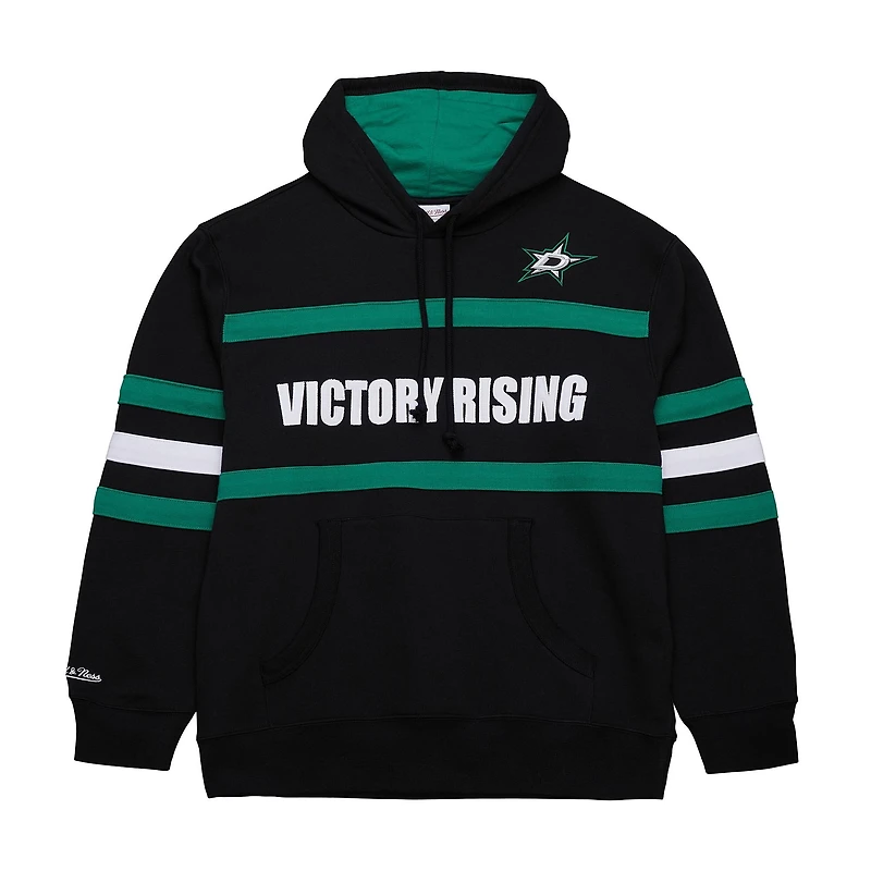 Sweat à capuche noir Mitchell & Ness pour homme avec slogan de l'entraîneur-chef des Dallas Stars