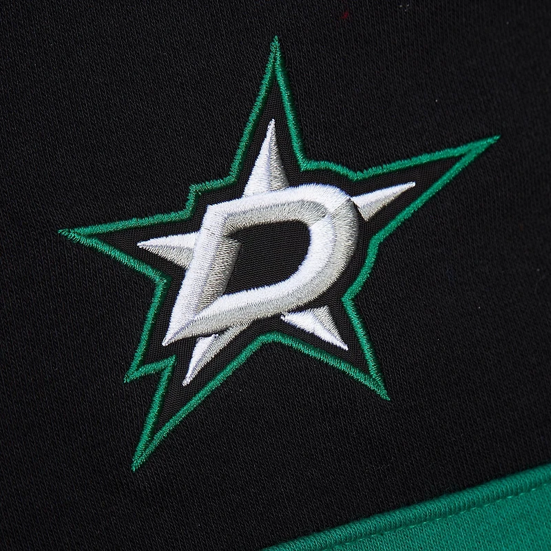 Men's Mitchell & Ness Black Dallas Stars Head Coach Slogan Pullover Hoodie