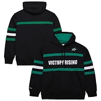 Sweat à capuche noir Mitchell & Ness pour homme avec slogan de l'entraîneur-chef des Dallas Stars