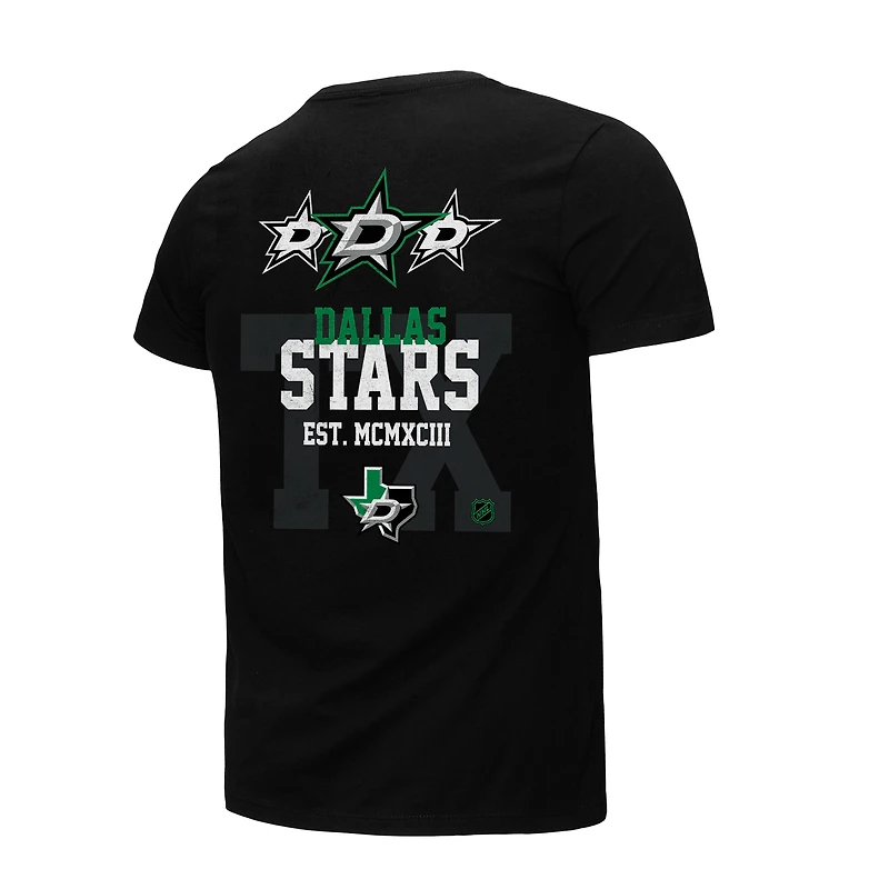 T-shirt noir domicile des Dallas Stars pour homme Mitchell & Ness