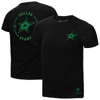T-shirt noir Mitchell & Ness pour homme, Penalty Box 2.0, Dallas Stars