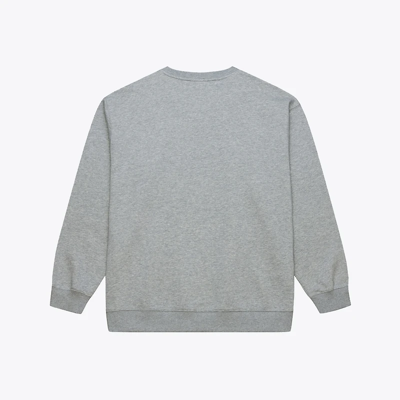Men's Mitchell & Ness Heather Gray Dallas Stars Core Wordmark Fleece Sweatshirt