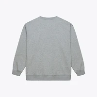 Men's Mitchell & Ness Heather Gray Dallas Stars Core Wordmark Fleece Sweatshirt
