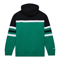 Sweat à capuche pour hommes Mitchell & Ness Kelly vert/noir Dallas Stars Head Coach