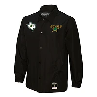 Veste noire Mitchell & Ness Mike Modano des Stars de Dallas avec nom et numéro pour hommes