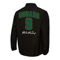 Veste noire Mitchell & Ness Mike Modano des Stars de Dallas avec nom et numéro pour hommes