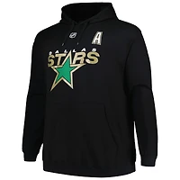 Men's Mitchell & Ness Mike Modano Black Dallas Stars Name Number Pullover Hoodie