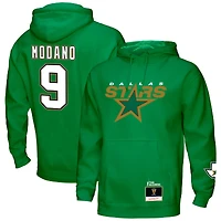 Mitchell & Ness Mike Modano Kelly Green Dallas Stars Nom et numéro Icône Pull à capuche