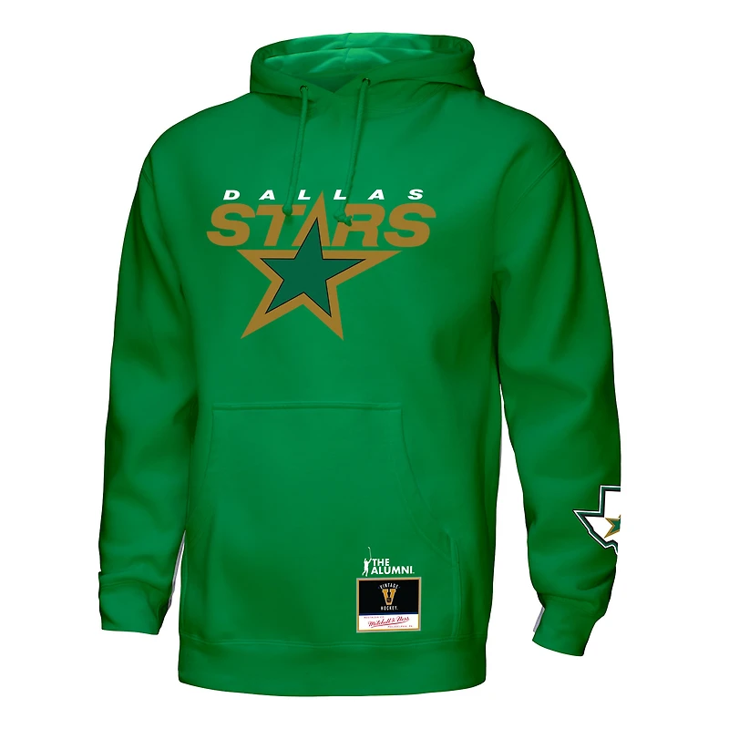 Mitchell & Ness Mike Modano Kelly Green Dallas Stars Nom et numéro Icône Pull à capuche