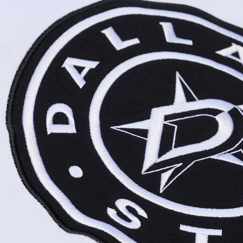 Men's Mitchell & Ness  White Dallas Stars Arctic Fleece Hoodie