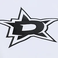 Sweat à capuche en polaire arctique Mitchell & Ness blanc Dallas Stars pour homme