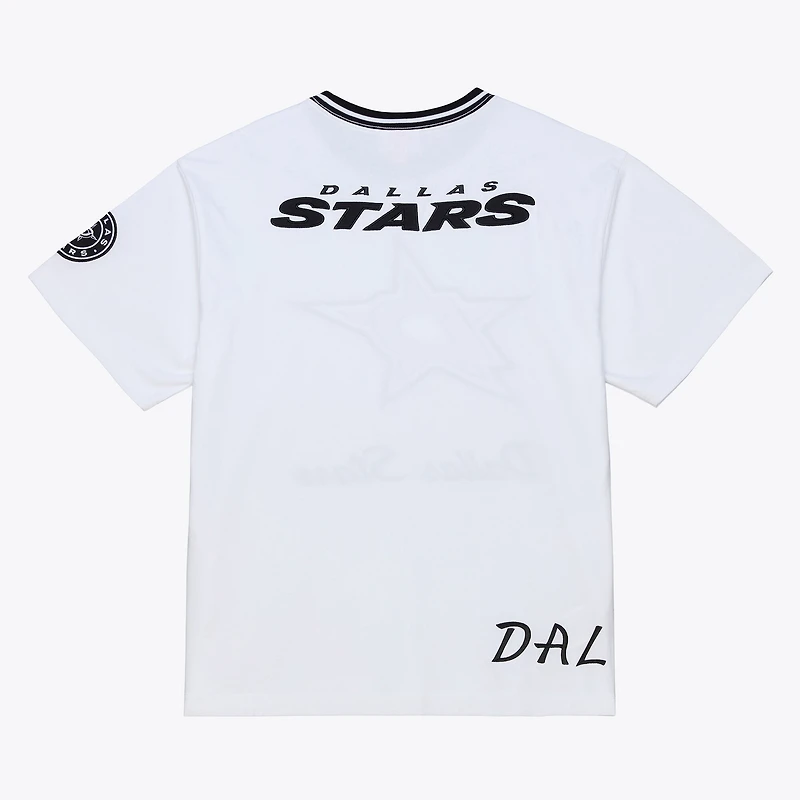 T-shirt Mitchell & Ness blanc Dallas Stars Arctic pour homme