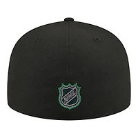 Casquette ajustée New Era 59FIFTY pour homme, noire