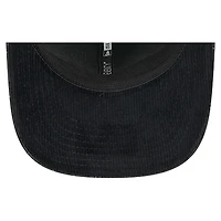 Men's New Era  Black Dallas Stars Quilted Nylon 9SEVENTY Adjustable Trucker Hat