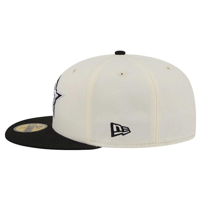 Men's New Era Cream Dallas Stars 250th Anniversary of the United States Two-Tone 59FIFTY Fitted Hat