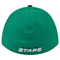 Men's New Era  Green/Black Dallas Stars 39THIRTY Two-Tone Featherweight M-Crown Flex Hat