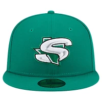 Casquette ajustée Deceptor 59FIFTY verte pour homme des Dallas Stars de New Era