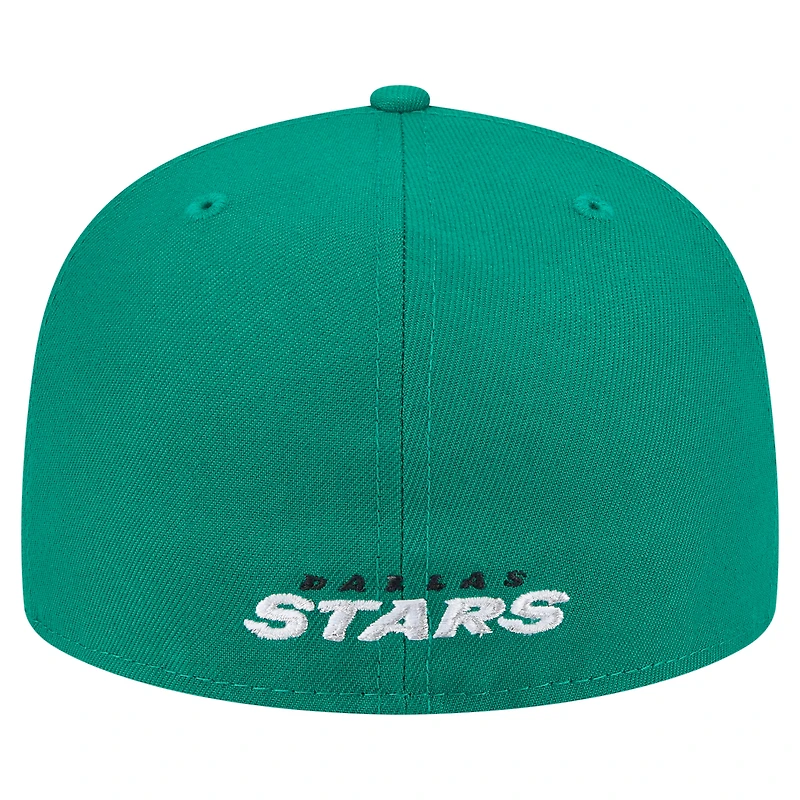 Casquette ajustée Deceptor 59FIFTY verte pour homme des Dallas Stars de New Era