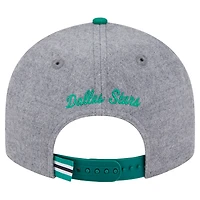 Men's New Era  Kelly Green/Green Dallas Stars Wool Pin Low Profile 9FIFTY Snapback Hat