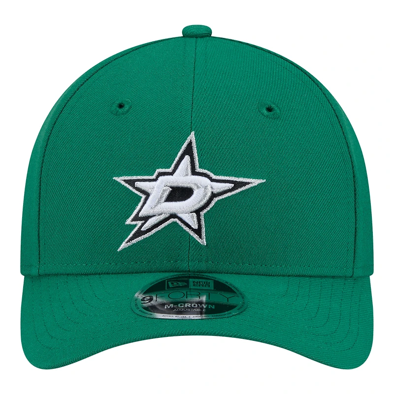Casquette ajustable New Era Kelly Green Dallas Stars COOLERA 9FORTY M-Crown pour homme