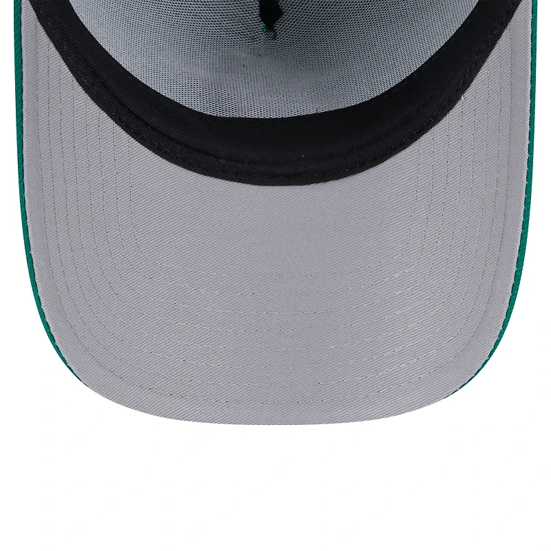 Men's New Era Kelly Green Dallas Stars Core A-Frame 9FORTY Adjustable Hat