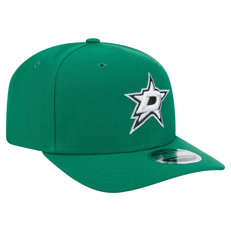 Casquette ajustable 9SEVENTY basique vert Kelly New Era pour homme avec logo des Dallas Stars