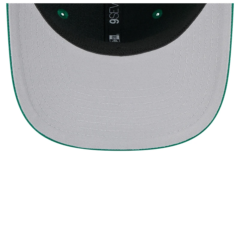 Men's New Era Kelly Green Dallas Stars Logo Basic 9SEVENTY Adjustable Hat