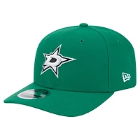 Casquette ajustable 9SEVENTY basique vert Kelly New Era pour homme avec logo des Dallas Stars