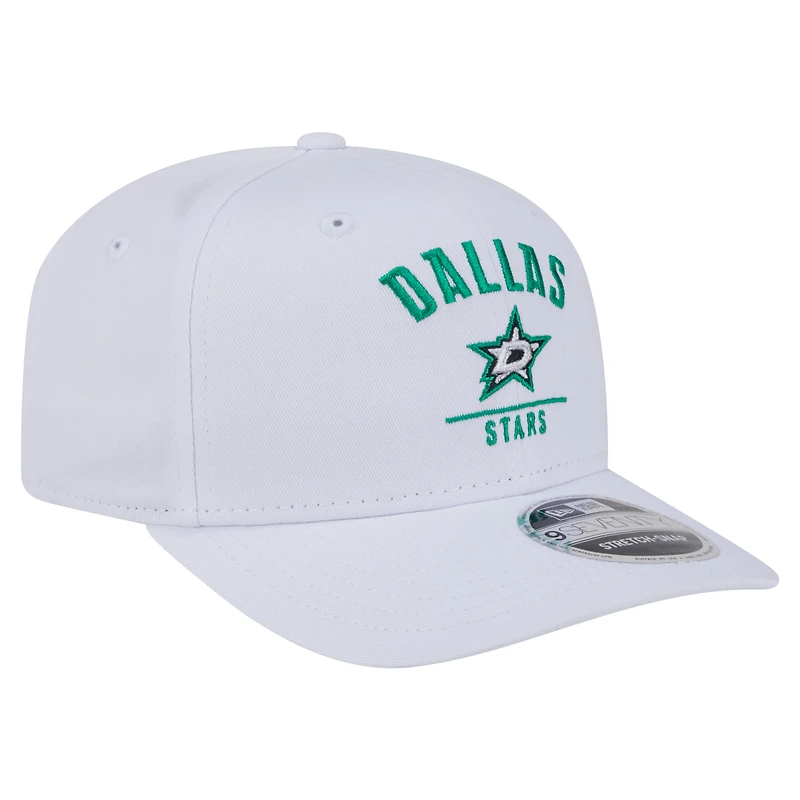 Casquette ajustable New Era blanche Dallas Stars Team Lockup Basic 9SEVENTY pour homme