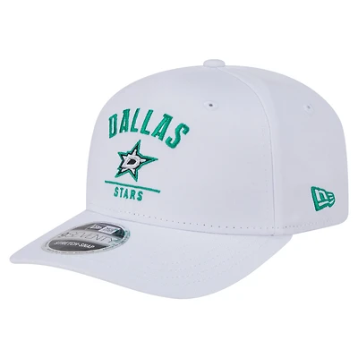 Casquette ajustable New Era blanche Dallas Stars Team Lockup Basic 9SEVENTY pour homme