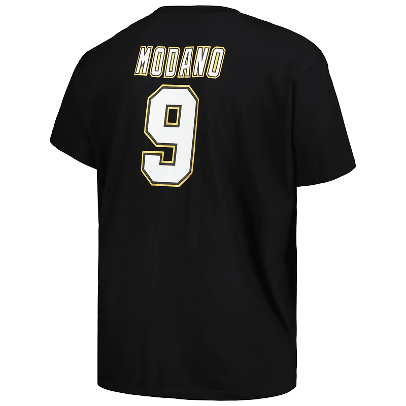 Profil pour homme Mike Modano Noir Dallas Stars Big & Tall Nom et numéro T-shirt