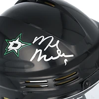 Mini casque noir autographié par Mike Modano des Stars de Dallas