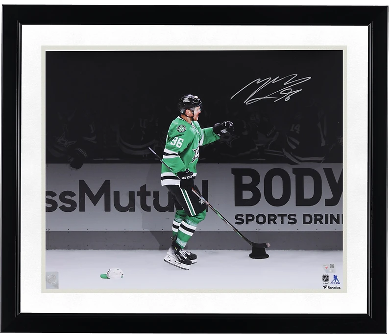 Mikko Rantanen Dallas Stars Autographed 16" x 20" 2025 Stanley Cup Playoffs First Round Game 7 Hat Trick Celebration Photograph