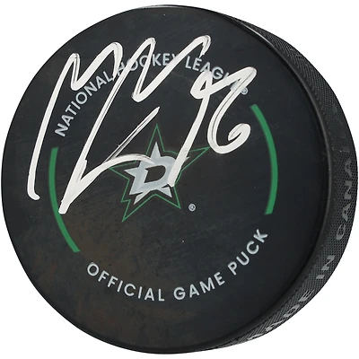 Rondelle de match officielle autographiée par Mikko Rantanen des Dallas Stars
